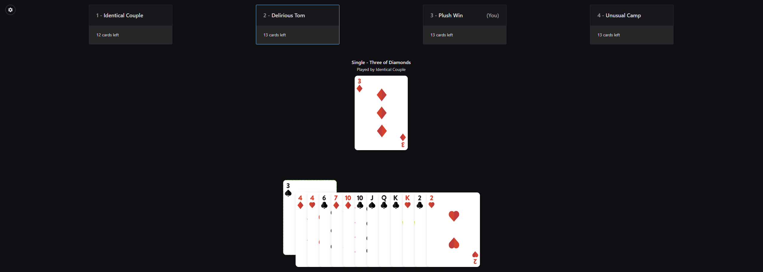 Big Two - Online Multiplayer