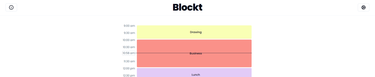 Blockt - time blocker